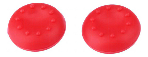8x Grip Silicone Analógico Controle Ps4 Ps3 Xbox 360 One X S Cor Vermelho