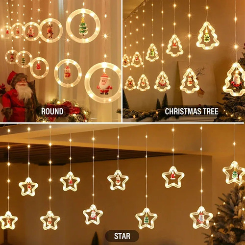Nueva Cadena De Luces Led De Navidad, Luces De Decoración Cr