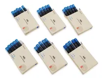 Comprar 30 Cartuchos Tinta Azul C. Jinhao Para Pluma Estilografica