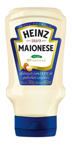 Maionese Heinz Tradicional Squeeze 390g
