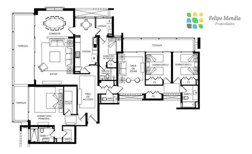 Excelente, Nuevo, 3 Dorm, Estar, Servicios, 2 Estc. Bodega