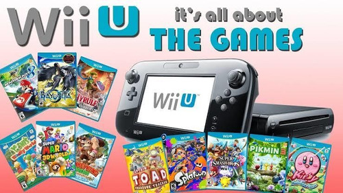Nintendo Wii U Con 30 Juegos Digitales Wii Wiiu Consola Wiiu