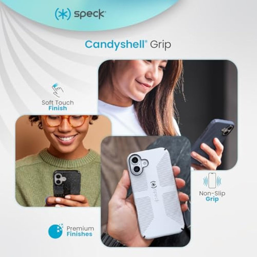 Capa Speck Candyshell Grip Para iPhone 16 Plus - Fina