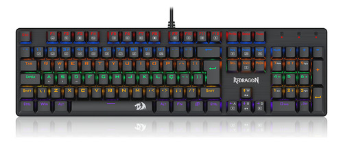 Teclado Mecanico Redragon Gamer Valheim Switch Marrom