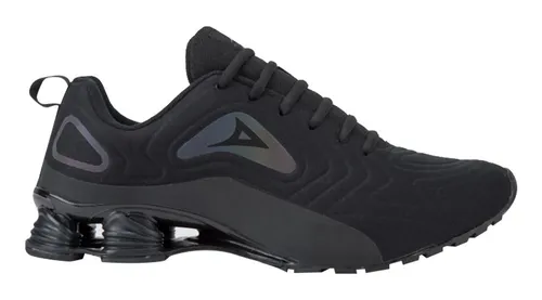 Tenis Deportivo Pirma Amortiguadores Negro Para Caballero Cuotas