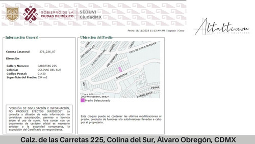 Casa En Venta Calz. De Las Carretas 225, Colina Del Sur, Álvaro Obregón, Cdmx. Vg5-za