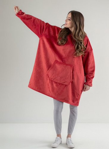 Sudadera Cobija Gigante Con Capucha Afelpada