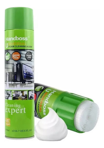 Limpiador Espuma Handboss Spray 650 Ml + Cepillo