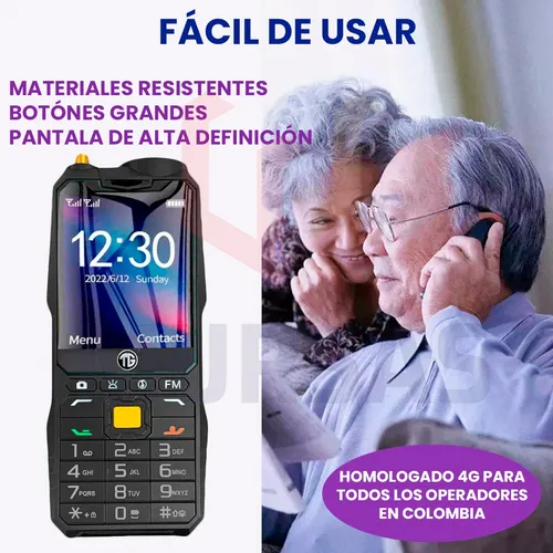 Celular Rompemuros Satelital 4g Linterna Radio Doble Sim