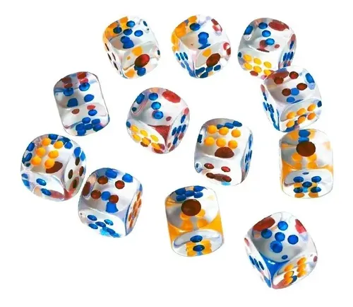 Juego de Dados de Juego de Rol Dnd de Plástico Acrílico Poliedrico Barato con Pa