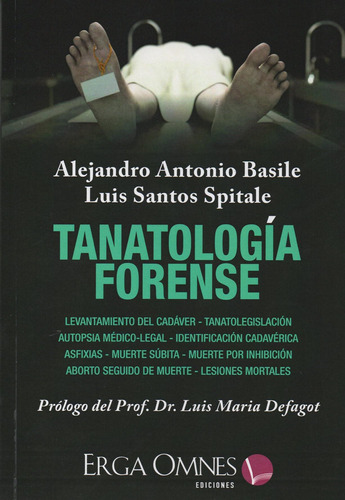 Tanatologia Forense - Basile - Erga Omnes Ediciones