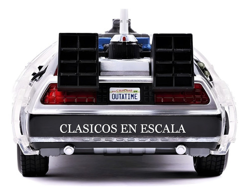 Delorean Back To Future 2 Con Luces Fly Wheels - Jada 1/24
