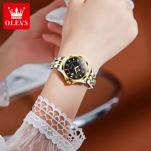 Reloj De Mano Para Mujer Olevs Relojes Para Mujer Diamante P