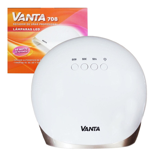 Vanta Cabina Uñas Profesional 708 Uv Led 68w Timer Sensor 