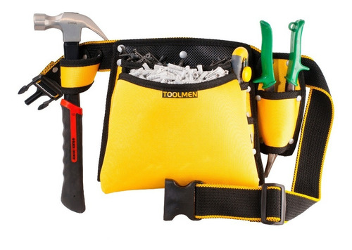 Imagen 7 de 9 de Cinturon Portaherramienta Taladro Toolmen T999 + Durlero T37