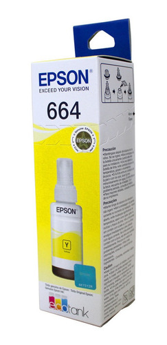 Imagen 2 de 3 de Kit 4 Tintas Epson 664