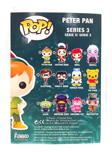 Imagen 3 de 6 de Funko Pop! Peter Pan #25 Disney Vaulted Version Original