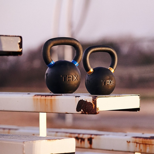 Trx Pesa Rusa Rubber (cubierta De Hule) 12kg Color Negro