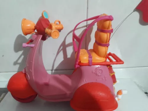 Moto Elétrica Infantil Menina Rosa e Branco, Brinquedo Usado 88849069