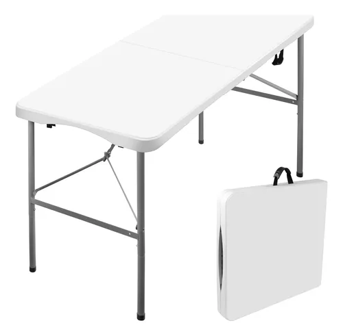 comprar Mesa Rectangular Plegable Polipropileno 122 Cm Regulable