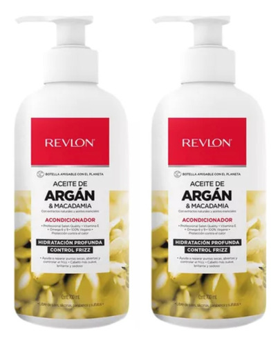 Acondicionador Revlon Keratina & Aceite Almendra 700ml(2pzs)