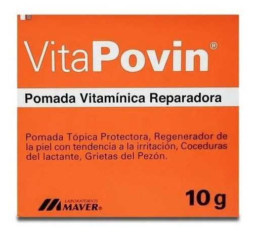 Povin Pomada Vitamínica Reparadora Para Bebés 10 Gr