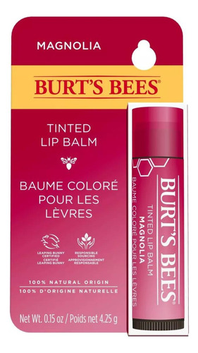 Bálsamo Labial Con Color Burt's Bees Magnolia 4.25gr Blister