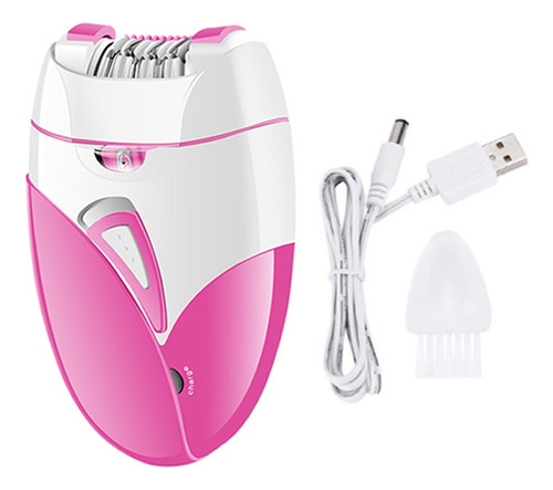 Depiladora eléctrica para mujer, depiladora, color rosa