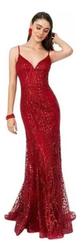 Yo) Gift Sexy Sleeveless Sequined Neckline Dress