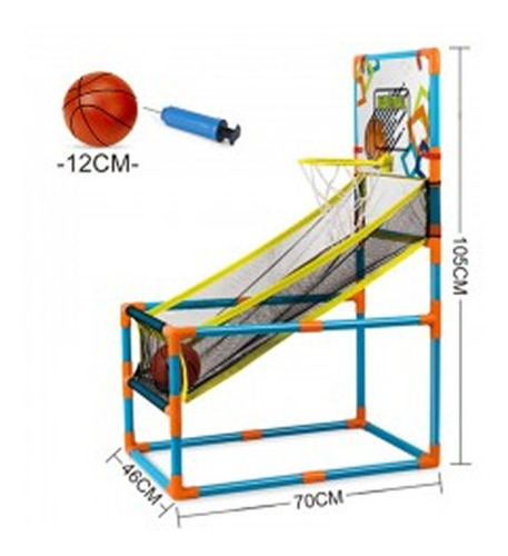 Basketball Playset Con Red Y Tablero Para Niños (no Envios)