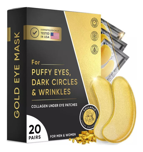 Ai Parches De Colágeno Debajo De Los Ojos De Oro De 24