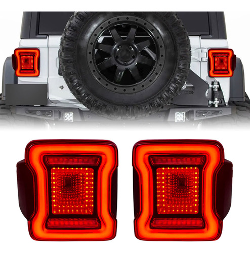 Luz Trasera Tunel Lente Roja Modificada Americana Para Jeep