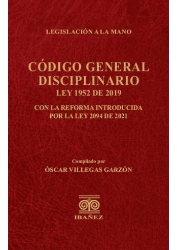 Libro Codigo General Disciplinario Ley 1952 De 2019