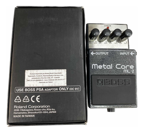Pedal Guitarra Boss Ml2 Metal Core Novo Original