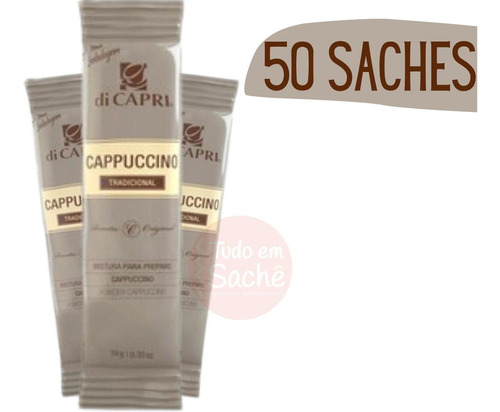 Capuccino Soluve Sache Stick Davinci Classic 10g - 50 Sachês