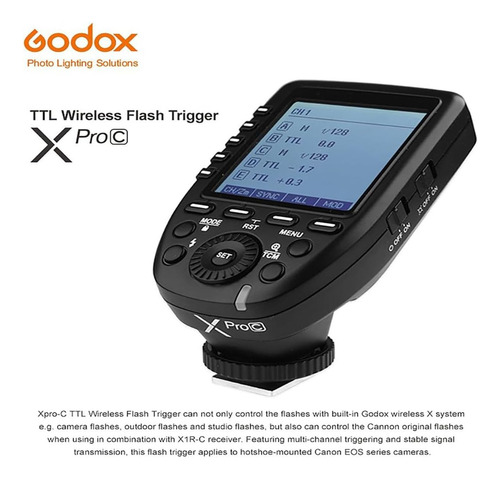 Disparador Inalambrico Godox Xproc , Ttl , 1/8000s , Con ...