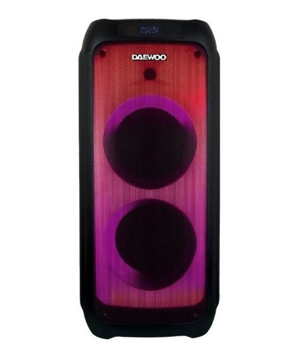 Woofer Bocina Daewoo 2x8 Pulgadas Bafle Luz Led Recargable
