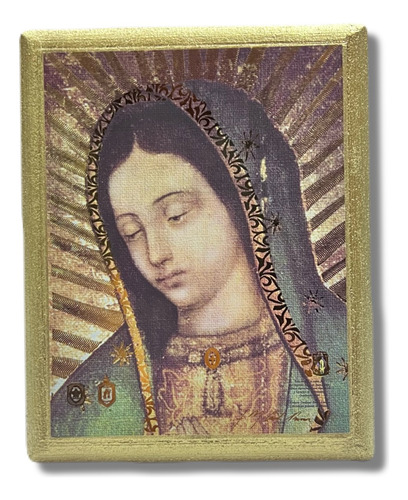 Cuadros De Virgen De Guadalupe Medio Busto 15cm 5 Piezas