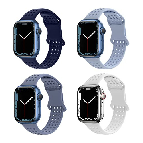 4 Pack Sport Bands Compatible Con Apple Smart Watch Band Se