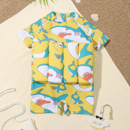 Roupa Flutuante Respirável Para Bebês, Meninas E Meninos, Um