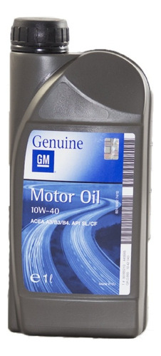 Aceite 10w-40 Gm Motor Oil 1lt.
