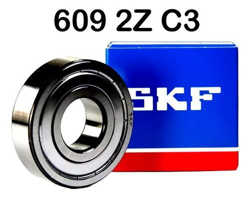 Rolinera Rodamiento 609 2z/c3 Marca Skf 9x24x7