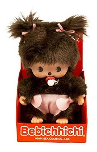 Monchhichi Classic Bebichhichi - Peluche De Niña Con Pañal