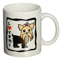 Comprar Taza Yorkie 3drose I Love My Yorkshire Terrier, 11 Onzas