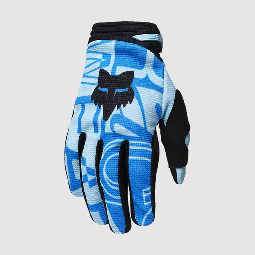 Guantes Moto Niña 180 Race Spec Azul Fox Talla M