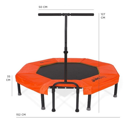 Trampolín 100 Cm Profesional Alto Rendimiento Power Jump