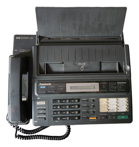 Teléfono Fax Panasonic Kx-f130 + Cassette De Regalo (Usado)
