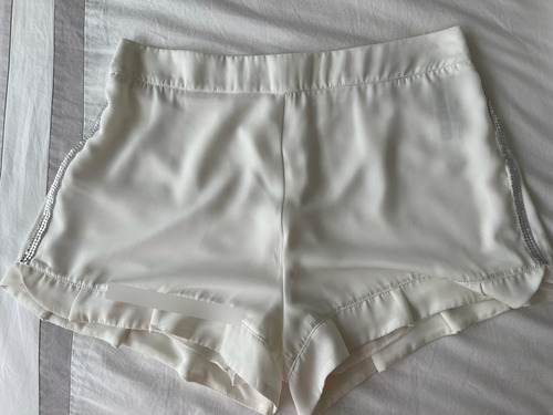 Short De Fiesta Blanco Tucci Talle M Mujer