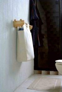 Imagen 5 de 8 de Organizador Colgante Para Ropa En Madera Y Loneta