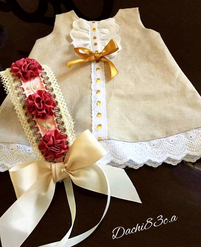 Imagen 9 de 10 de Vestidos O Conjuntos Para Recién Nacida Talla De 0 A 3 Meses